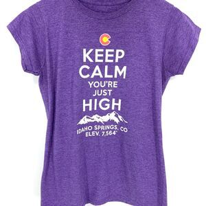 Charlie's T-Shirts Keep Calm You're Just High M